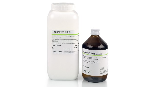 德國(guó)古莎Technovit? 4006/4006SE透明雙組份冷鑲嵌樹脂