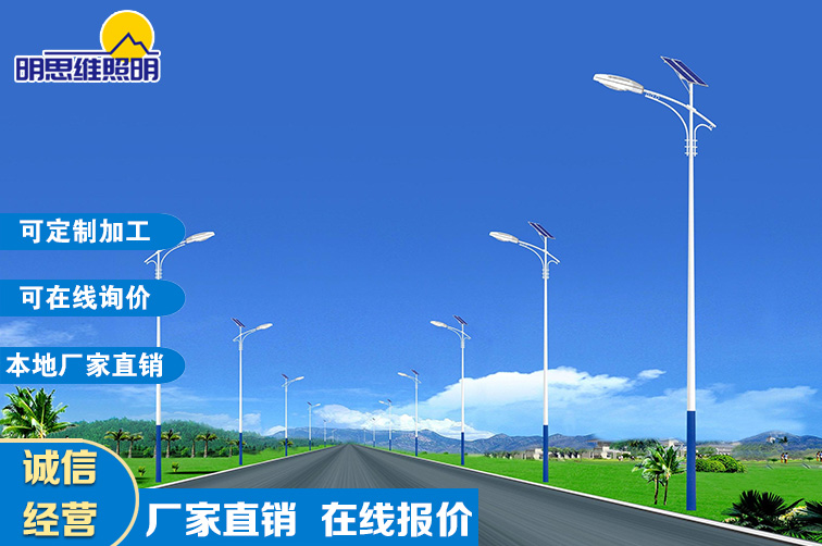 重慶大學(xué)城太陽(yáng)能路燈建設(shè)工程效果圖